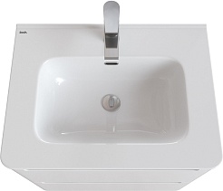 Iddis Тумба под раковину Edifice 60 подвесная белая – фотография-3